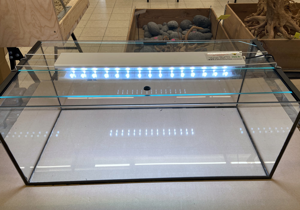 Kallax Top-Aquarium 30 cm (schwarz) mit Schiebeabdeckung