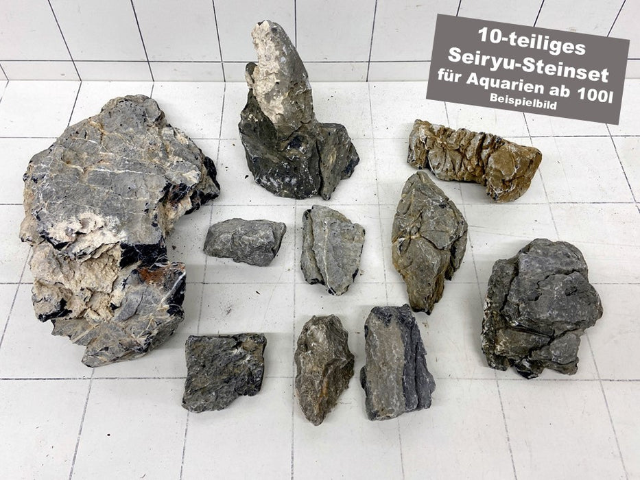 NEU -Seiryu Rock Steine-Set für 100l Aquarium