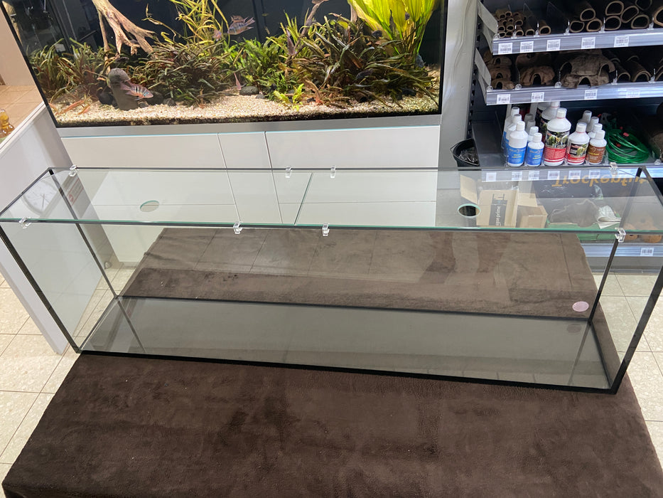 AQUARIUM 120x20x40cm -S- (96l) "premium line" mit Glasabdeckung
