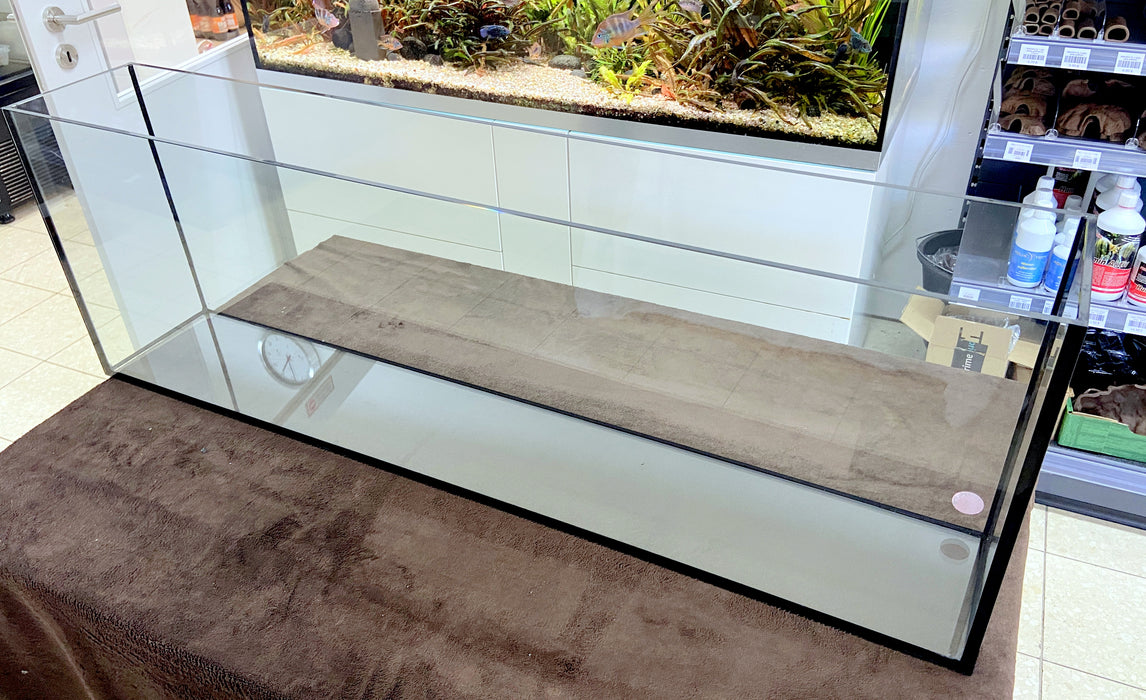 AQUARIUM 120x20x40cm -S- (96l) "premium line" mit Glasabdeckung