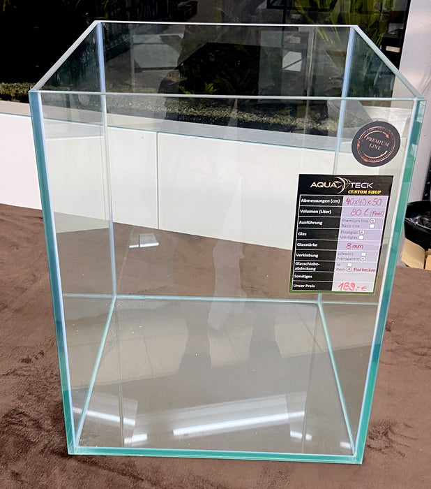 AQUARIUM "premium line" 40x40x50cm -T- (80l) Poolbecken