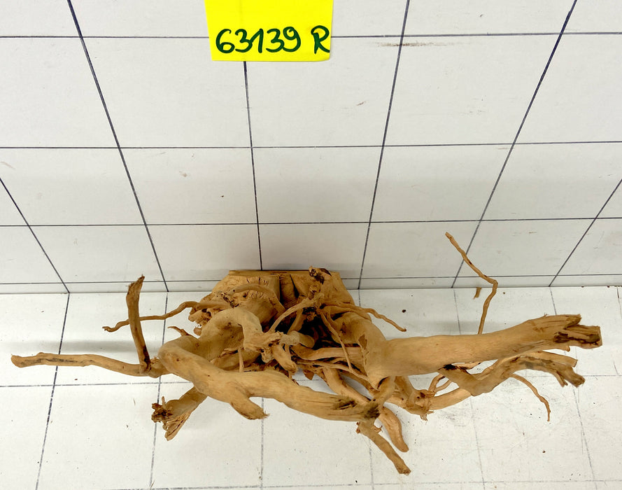 63139R Fingerwood / Rote Moorwurzel Holz