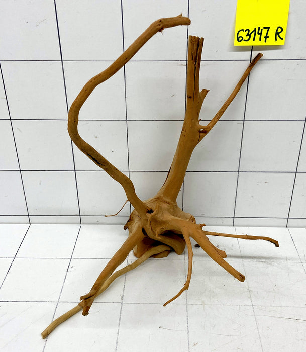 63147R Fingerwood / Rote Moorwurzel Holz