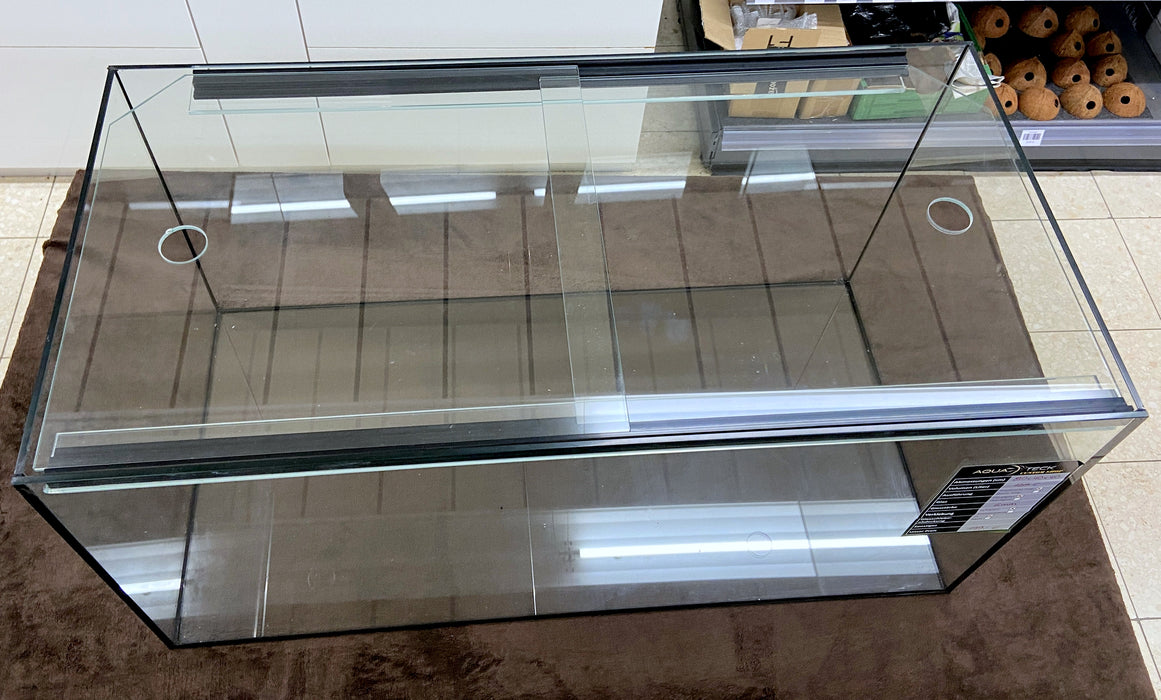 AQUARIUM 80x40x40cm -S- (128l) "premium line" mit Schiebeabdeckung