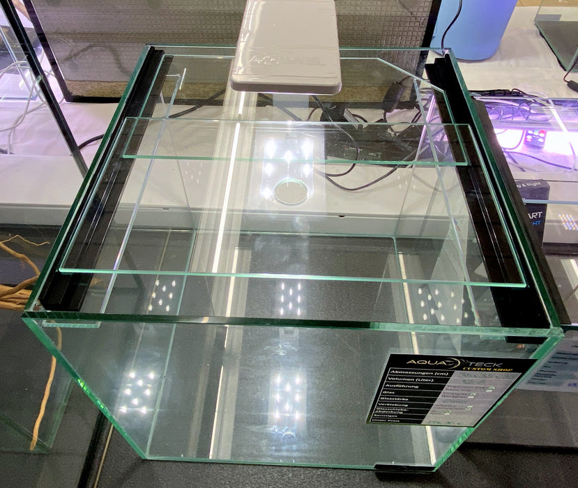 AQUARIUM 35x35x35cm (42l) "premium line" mit Schiebeabdeckung