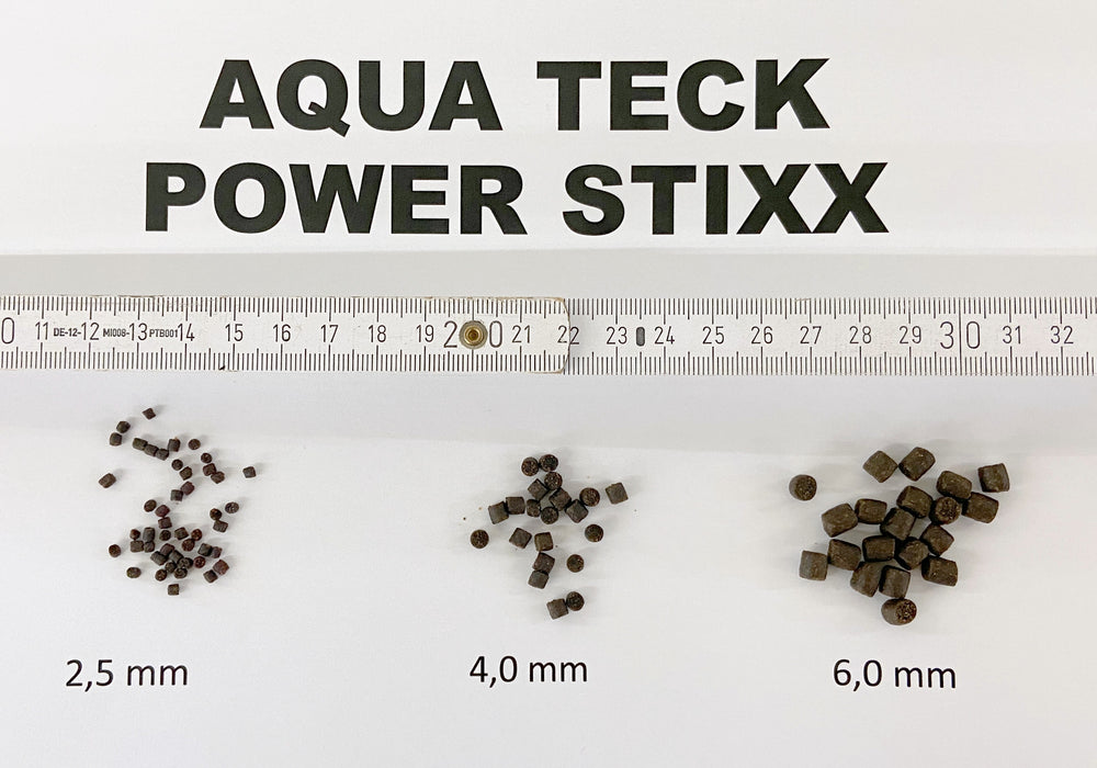 AQUA TECK POWER STIXX Gr. 1 (2,5 mm) Alleinfutter 175g