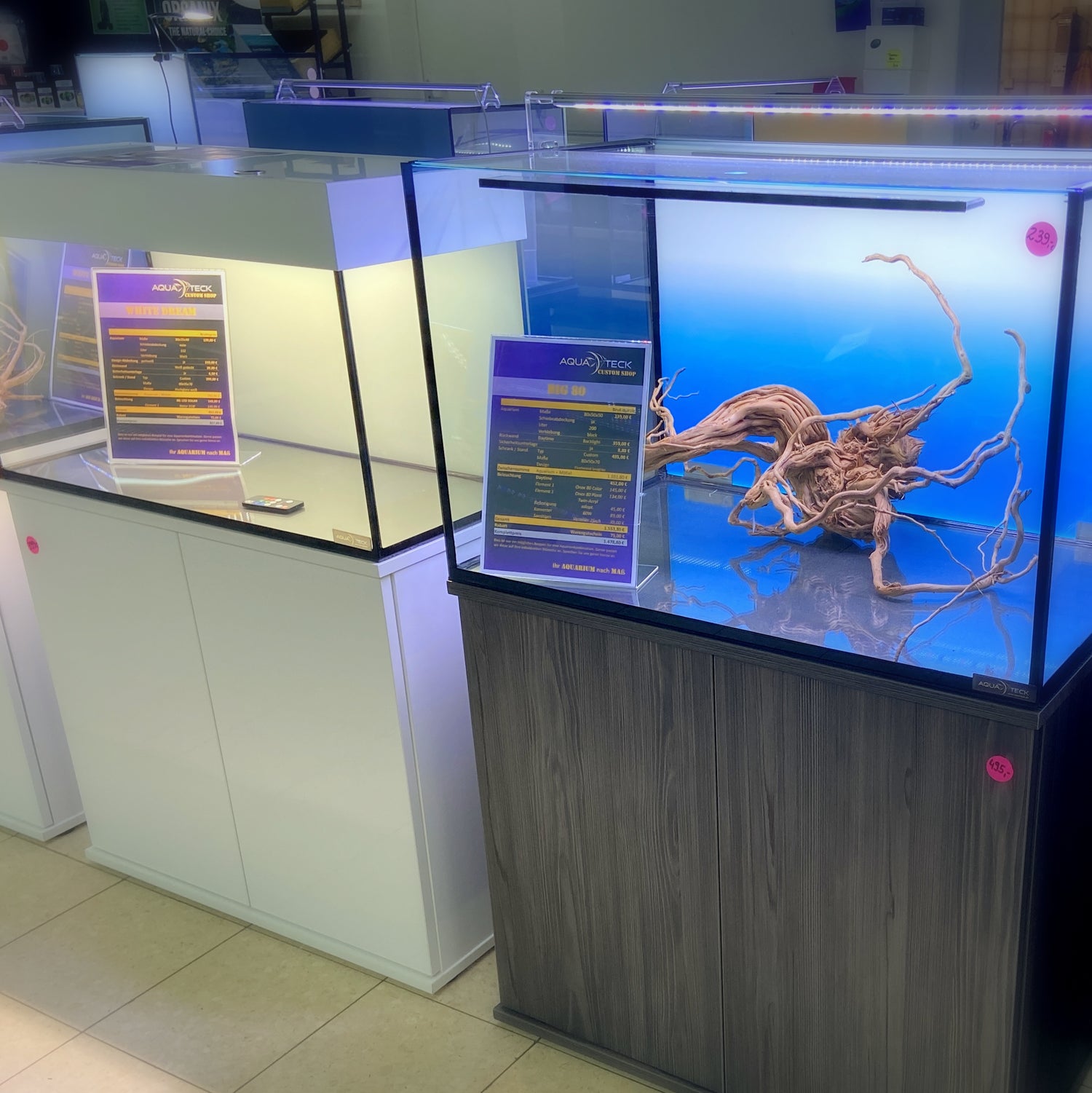 Der AQUA TECK CUSTOMSHOP – Ihr Aquarium nach Maß 