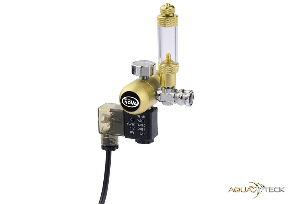 AquaNova CO2 Präzisiondruckregler mit Magnetventil