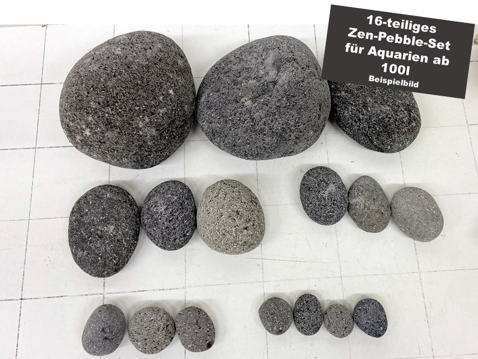 Zen-Pebble Steine-Set für 100l Aquarium