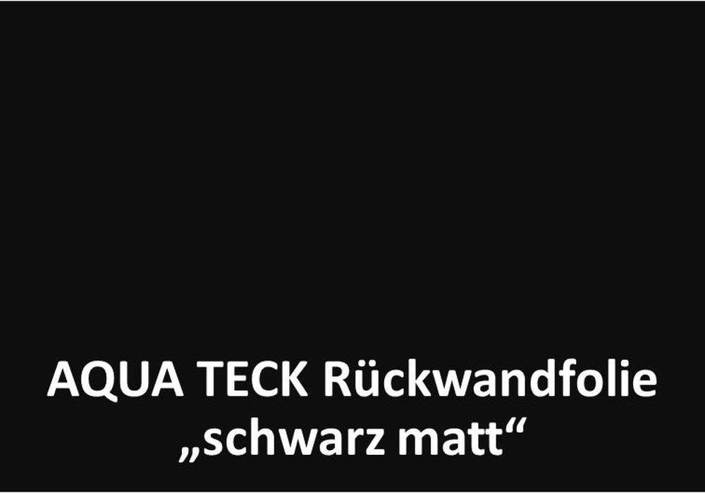 Meterware Rückwandfolie "SCHWARZ" - selbstklebend aqua-teck