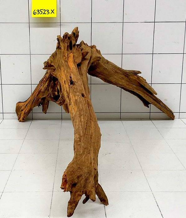 63523X - XINGU Wood Wurzelholz mit geschnittener Grundfläche