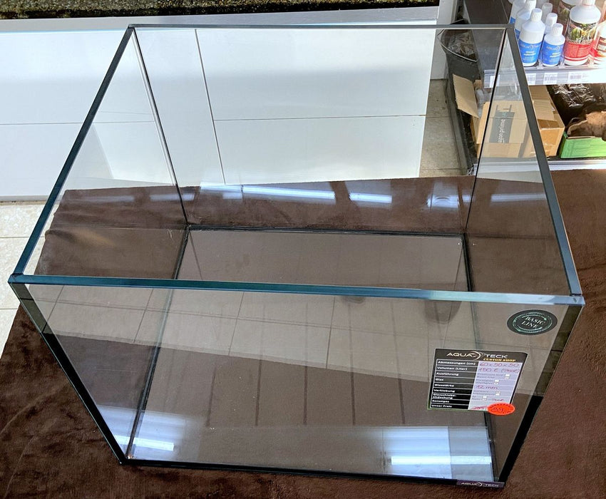 SONDERPREIS - AQUARIUM "basic line" 60x50x50cm-S (150l) 12mm-Weißglas; Poolbecken