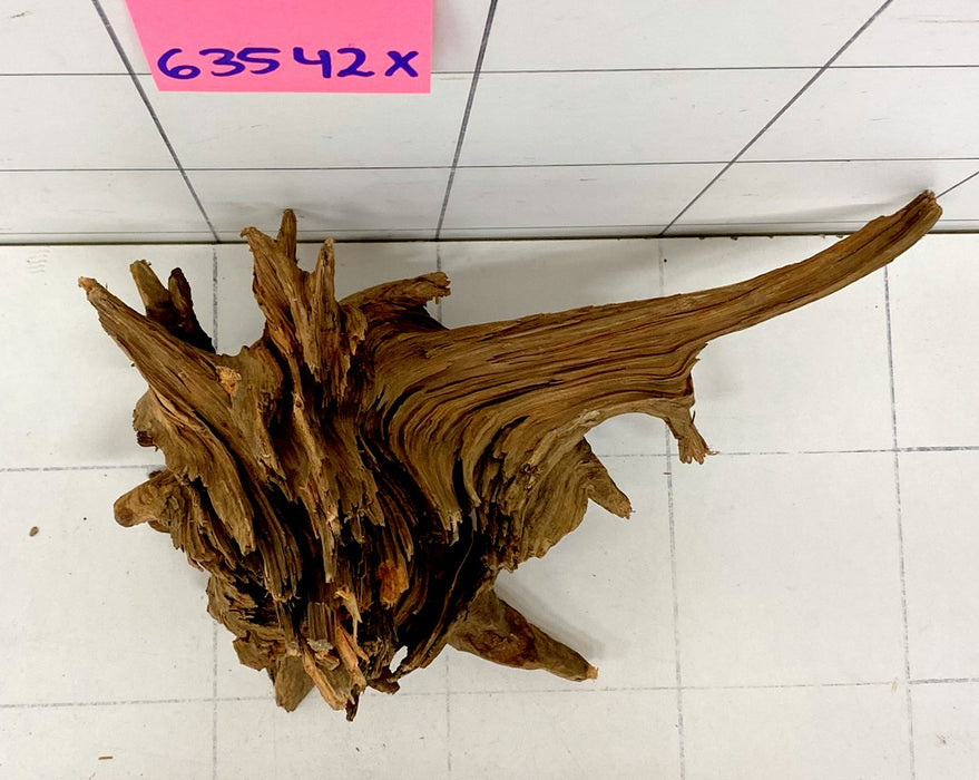 63542X - XINGU Wood Wurzelholz mit geschnittener Grundfläche