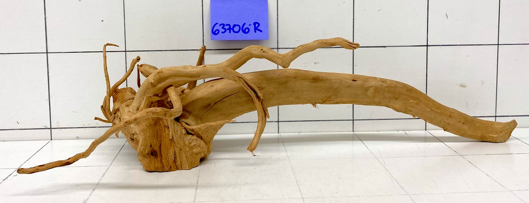 63706R Fingerwood / Rote Moorwurzel Holz