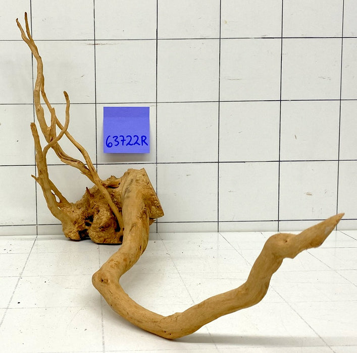 63722R Fingerwood / Rote Moorwurzel Holz
