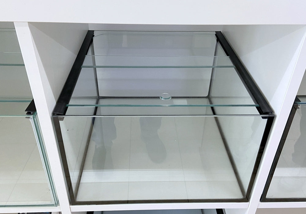 Aqua Della, Urbyss Aquarium 20 x 20 x 25 cm, kubusvormig aquarium met 5 mm gebogen en gepolijst glas, 3 mm gepolijst beschermglas, steunclips van kunststof, beschermmat Aqua Della, Urbyss Aquarium 20 x 20 x 25 cm, kubusvormig aquarium met 5 mm gebogen en gepolijst glas, 3 mm gepolijst beschermglas, steunclips van kunststof, beschermmat