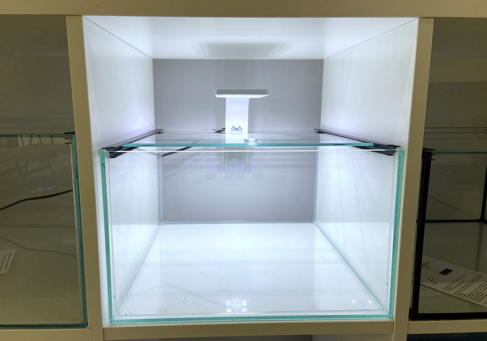 Kallax Aquarium 20 cm (transparent) mit Schiebeabdeckung