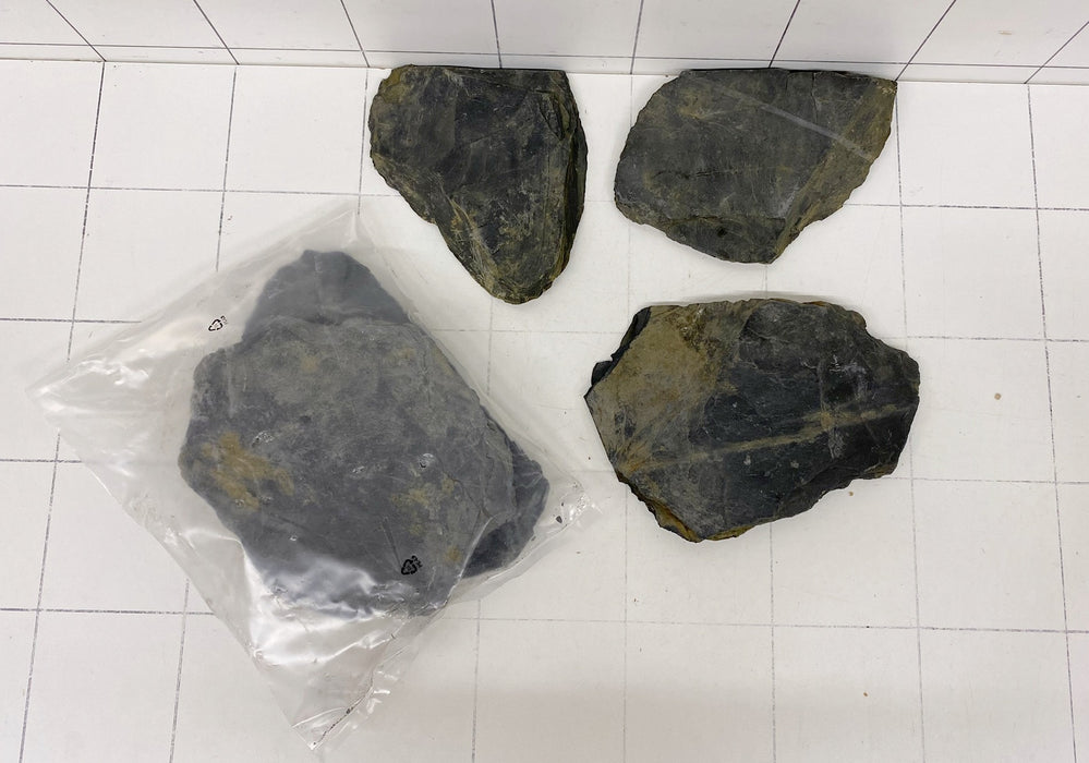 Schiefer-Set (2-3 Steine) - ca. 3kg gebündelt