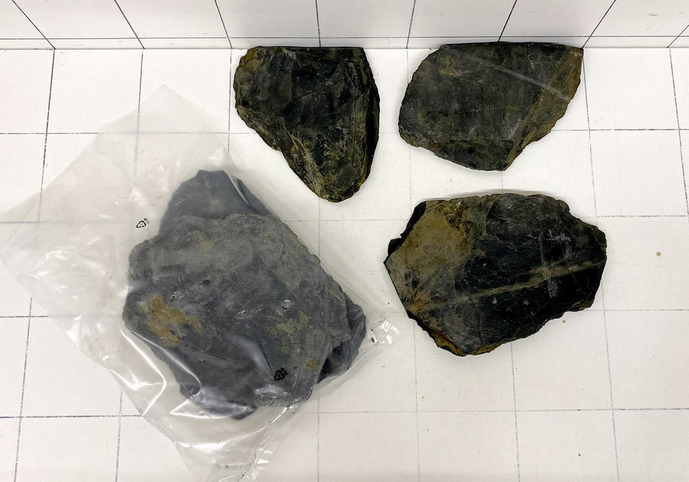 Schiefer-Set (2-3 Steine) - ca. 3kg gebündelt