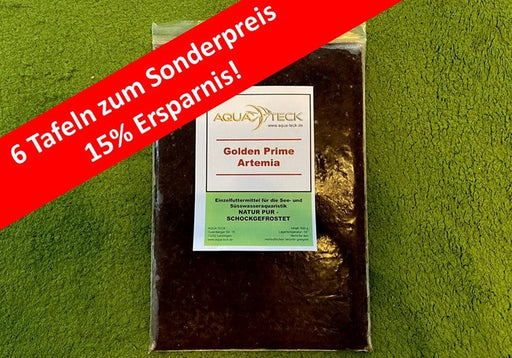 SONDERPREIS 6X 500g Golden Prima Artemia - Frostfutter