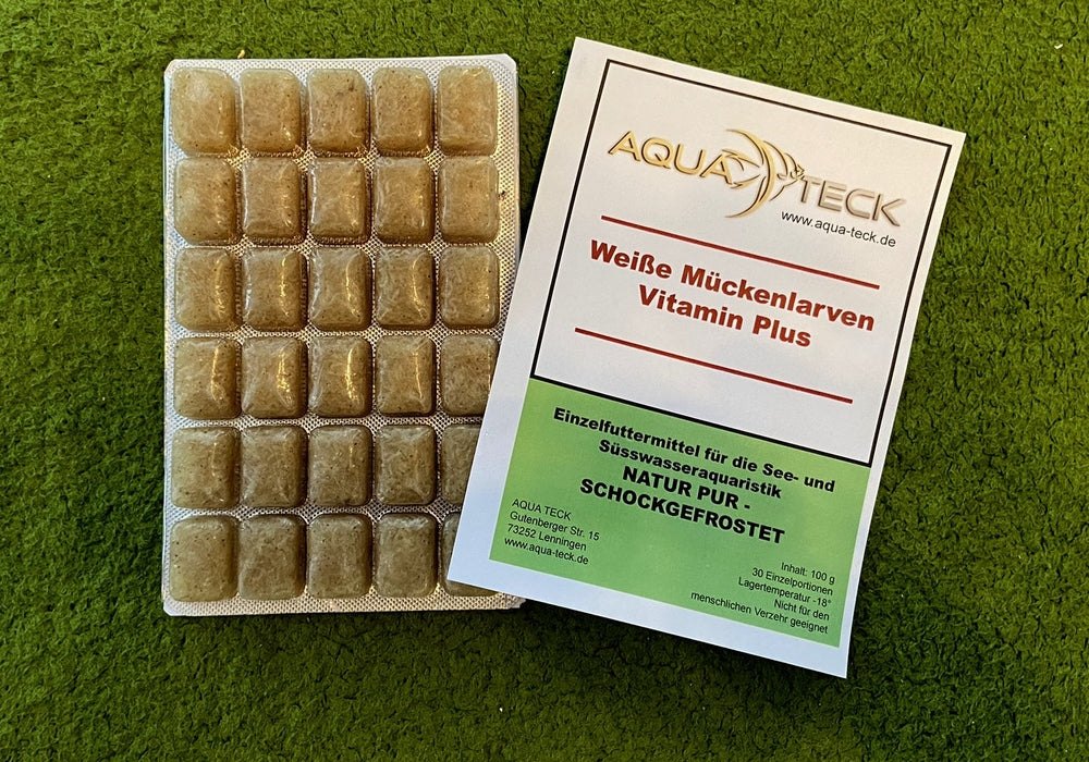 100g Weiße Mückenlarven - Frostfutter