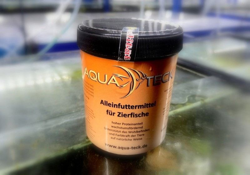 AQUA TECK Alleinfutter Gr. 2 0,6-0,9 mm Granulatfutter 175g aqua-teck