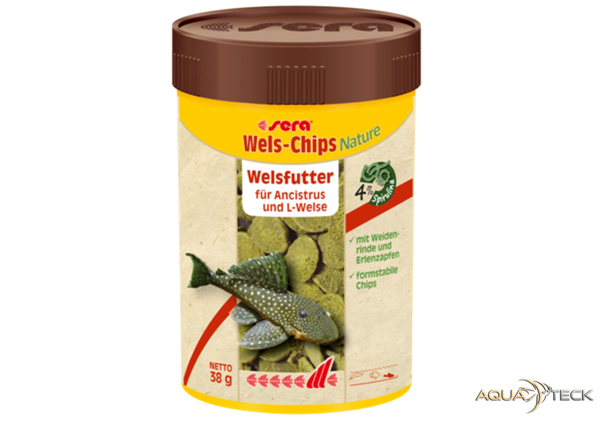 sera Wels-Chips Nature / Welsfutter für Ancistrus und L-Welse